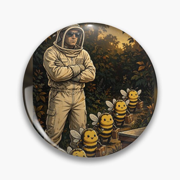 Item preview, Bee Kind Beekeeper Bodyguard Escorting Bees designed and sold by MojoHill.
