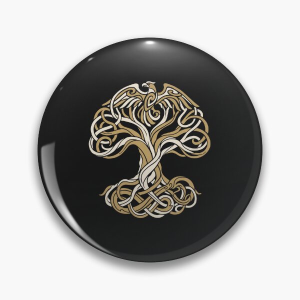 Item preview, Yggdrasil – Árbol del mundo nórdico en nudos de Urnes designed and sold by Odd World.