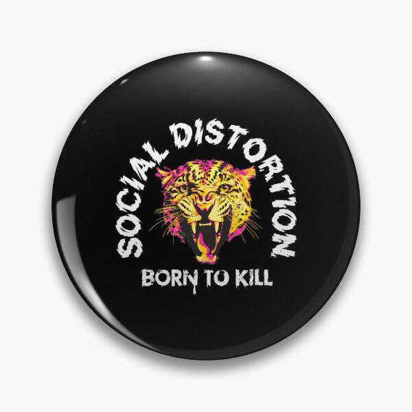 Item preview, Social Distortion Born To Kill Vintage Tiger Punk Rock Design designed and sold by StaceyGardner.