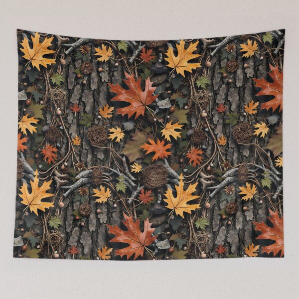 Item preview, RealTree Oak Forest Hunting Camo Seamless Pattern 01 designed and sold by The Design Asset Station.