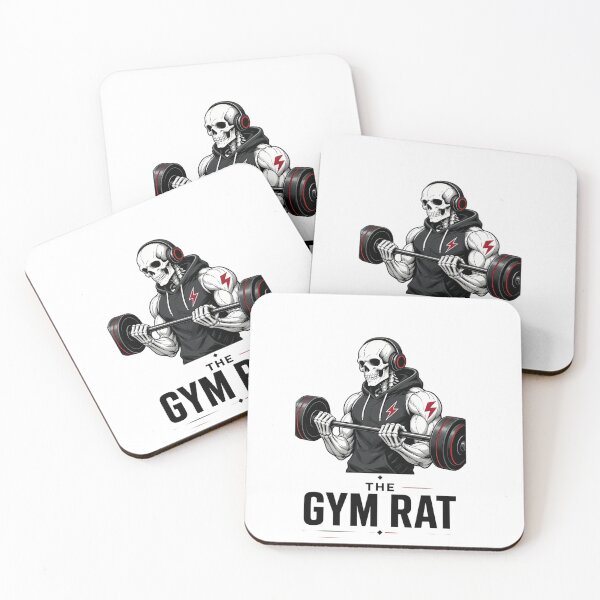 Item preview, The Gym Rat Skeleton Weightlifting Tarot Card Shirt designed and sold by ValhallaHub.
