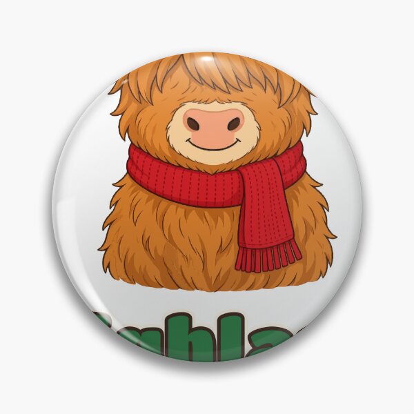 Item preview, Highland Holidays Cute Highland Cow Christmas Lights designed and sold by Bornprints.