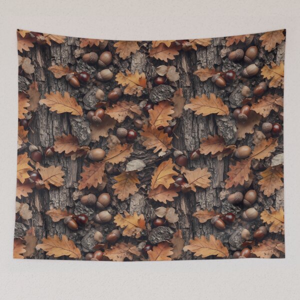 Item preview, Woodland Bark Leaf Camouflage Outdoor Pattern 02 designed and sold by The Design Asset Station.