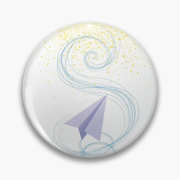 Item preview, Minimalist Paper Plane Spiral Voyage designed and sold by LuxAir.