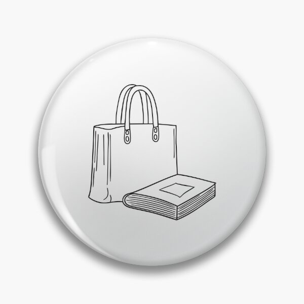 Item preview, A magazine close to a tote bag with folded corners designed and sold by rasagamastore.