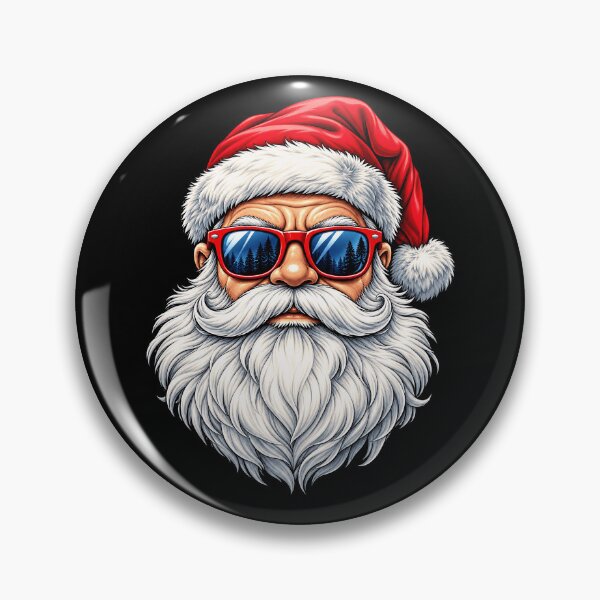 Item preview, Cool Santa with Sunglasses and a Christmas Hat designed and sold by rafaeltto.