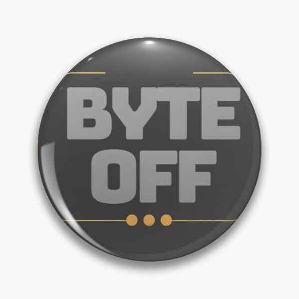 Item preview, BYTE OFF Digital Pixel Art Graphic Design for Tech Enthusiasts designed and sold by SunriseProd.