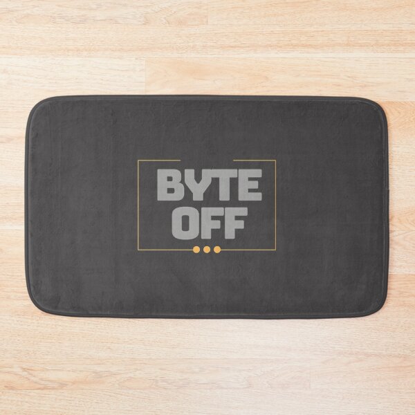 Item preview, BYTE OFF Digital Pixel Art Graphic Design for Tech Enthusiasts designed and sold by SunriseProd.