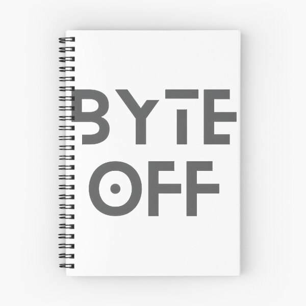 Item preview, BYTE OFF Digital Art Design with Bold Typography designed and sold by SunriseProd.