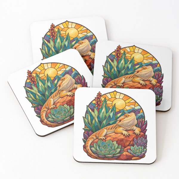 Item preview, Bearded Dragon Succulent Sun Window designed and sold by TeNovaStudio.