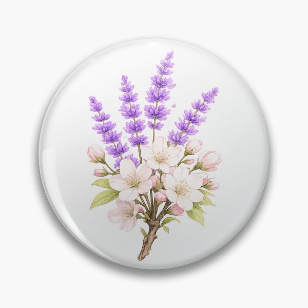 Item preview, Lavender and Cherry Blossom Bouquet designed and sold by Yomere.