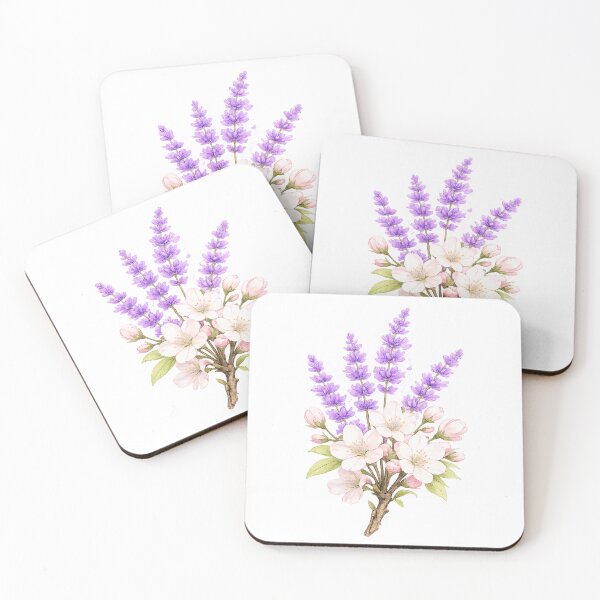 Item preview, Lavender and Cherry Blossom Bouquet designed and sold by Yomere.