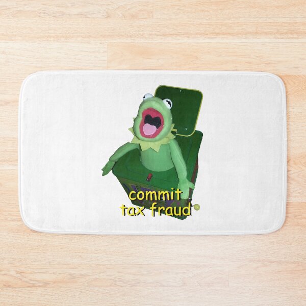 Item preview, Commit Tax Fraud Cursed Meme Funny Dark Humor Design designed and sold by Danielle Flores.