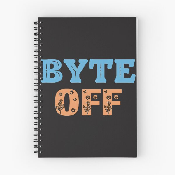 Item preview, BYTE OFF Digital Art Graphic Design with Bold Typography designed and sold by SunriseProd.