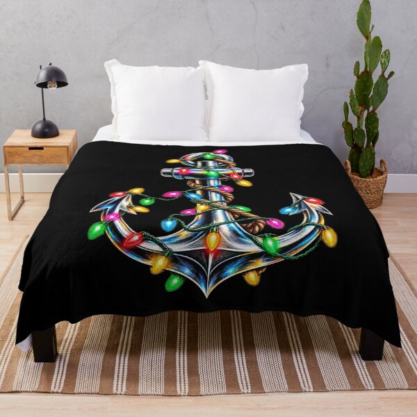 Item preview, Colorful Christmas Anchor with Lights Design designed and sold by rafaeltto.
