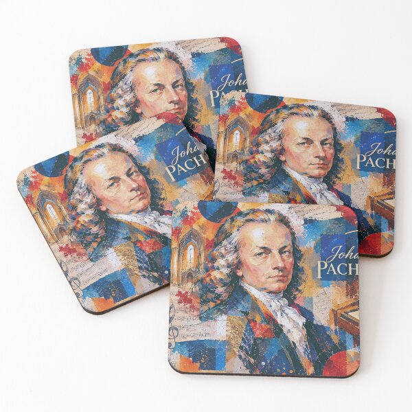 Item preview, Johann Pachelbel Painting – Portrait of the Famous Baroque Composer designed and sold by GalleryKauffeld.