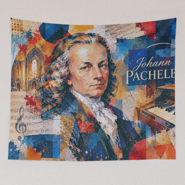 Item preview, Johann Pachelbel Painting – Portrait of the Famous Baroque Composer designed and sold by GalleryKauffeld.