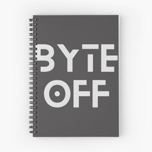 Item preview, BYTE OFF Digital Art Graphic Design with Bold Typography designed and sold by SunriseProd.