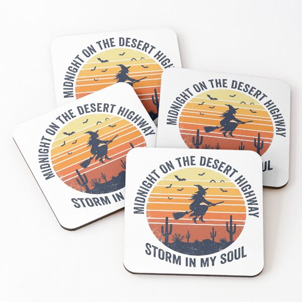 Item preview, Midnight On The Desert Highway - Retro 70s Witch Graphic designed and sold by Art & APPAREL.