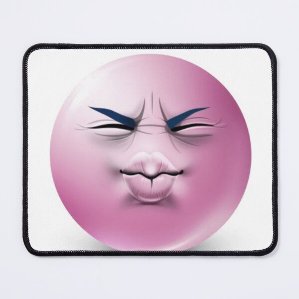 Item preview, Funny Speed Cringe Kiss Face Emoji Artwork designed and sold by yuennbunn.