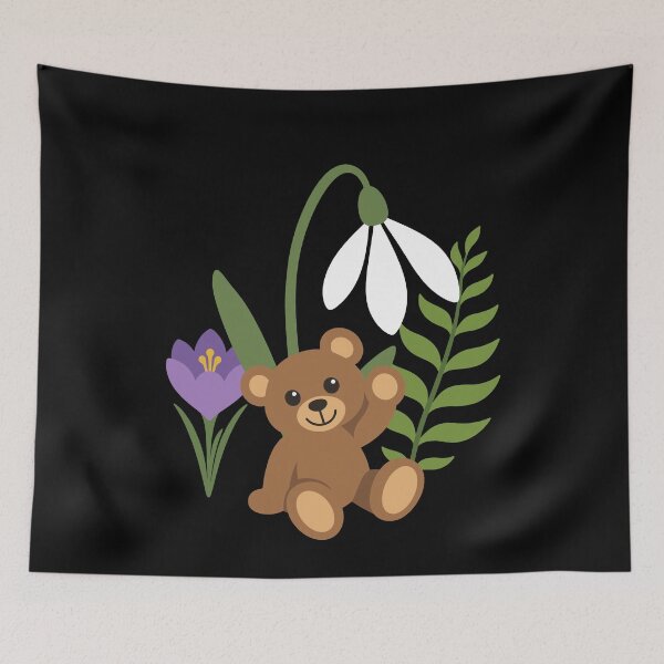 Item preview, Teddy bear flowers children's gift idea crocus designed and sold by Sir-Freaky.