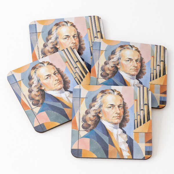 Item preview, Johann Pachelbel Painting – German Composer and Organist Portrait designed and sold by GalleryKauffeld.
