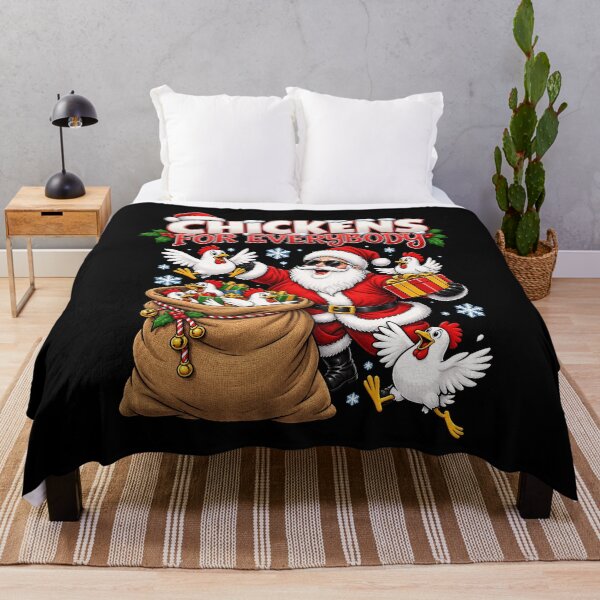 Item preview, Santa Claus with Chickens for Everyone designed and sold by rafaeltto.
