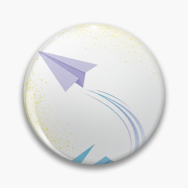 Item preview, Minimalist Paper Plane Zigzag Ascent designed and sold by LuxAir.