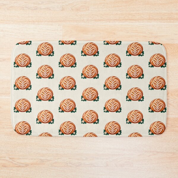 Item preview, Scored Sourdough Loaf with Wheat Pattern designed and sold by H. Doucette Studio.
