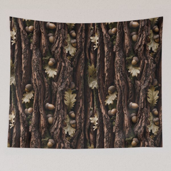 Item preview, Woodland Bark Leaf Camouflage Outdoor Pattern 14 designed and sold by The Design Asset Station.