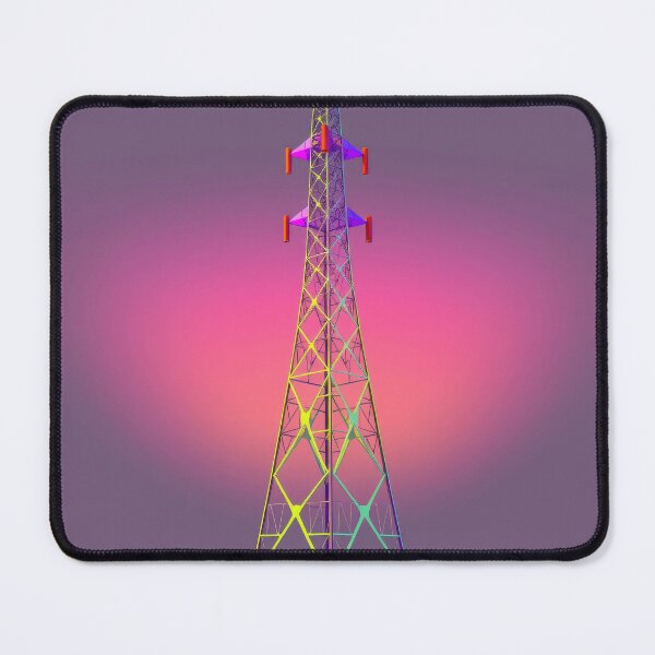 Item preview, Transmission Tower with Neon Rainbow Gradient designed and sold by Pylon-Bureau.