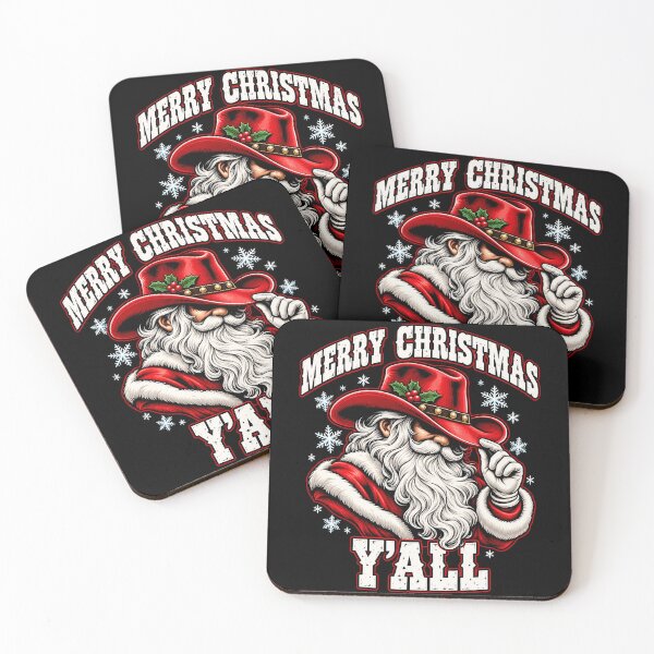 Item preview, Merry Christmas Y'all Santa Design designed and sold by rafaeltto.