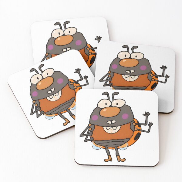 Item preview, Cute Orange Ladybug Waving Hello designed and sold by skenzhebay.