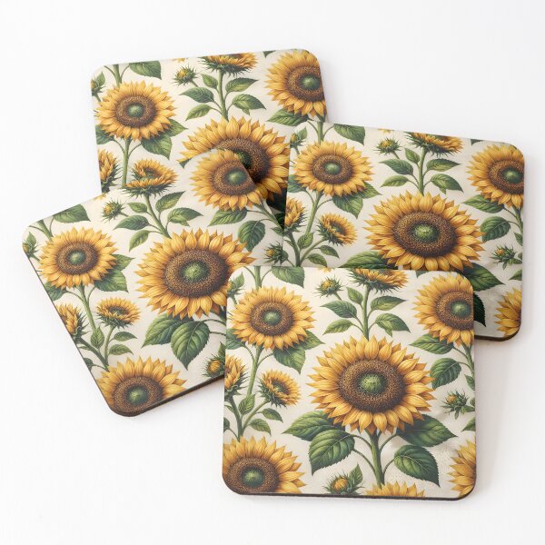 Item preview, Golden Sunflower Garden Pattern designed and sold by Sybille-Yates.