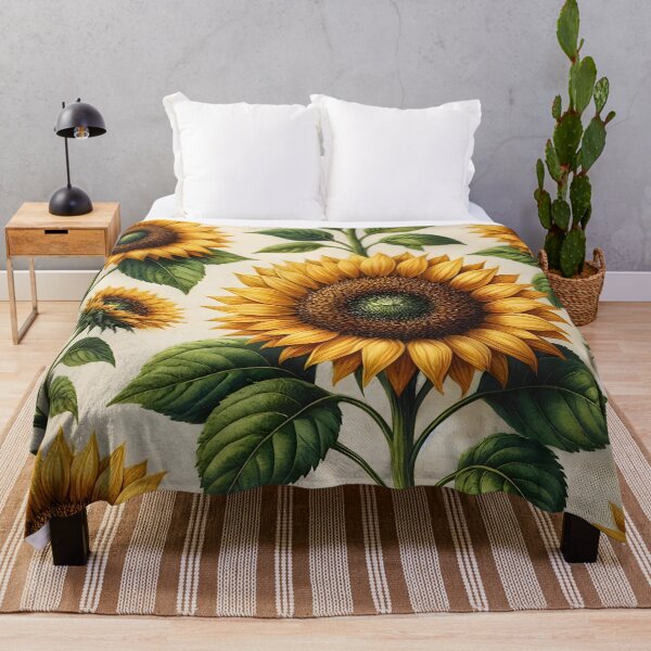 Item preview, Golden Sunflower Garden Pattern designed and sold by Sybille-Yates.