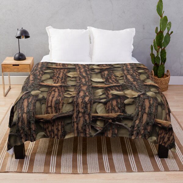 Item preview, Woodland Bark Leaf Camouflage Outdoor Pattern 16 designed and sold by The Design Asset Station.