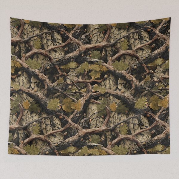 Item preview, RealTree Oak Forest Hunting Camo Seamless Pattern 17 designed and sold by The Design Asset Station.