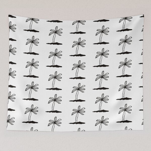 Item preview, Minimalist Tropical Palm Tree Line Art designed and sold by การออกแบบคิงซาคาอิ.