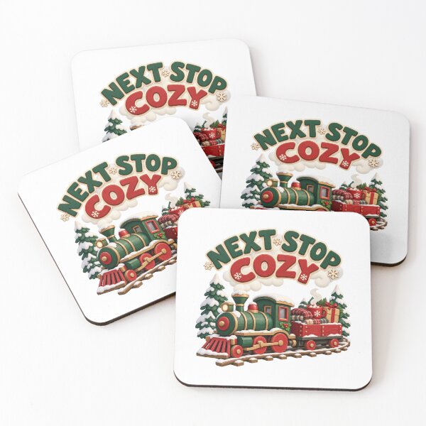 Item preview, Christmas Toy Train Next Stop Cozy designed and sold by TeNovaStudio.