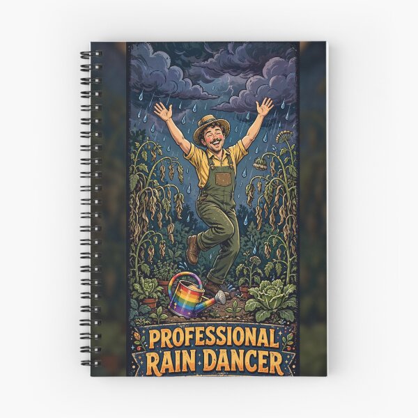 Item preview, Professional Rain Dancer Gardener Calling the Storm designed and sold by MojoHill.