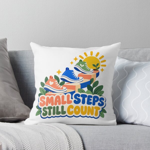 Item preview, New Year Sneakers Small Steps Still Count designed and sold by TeNovaStudio.
