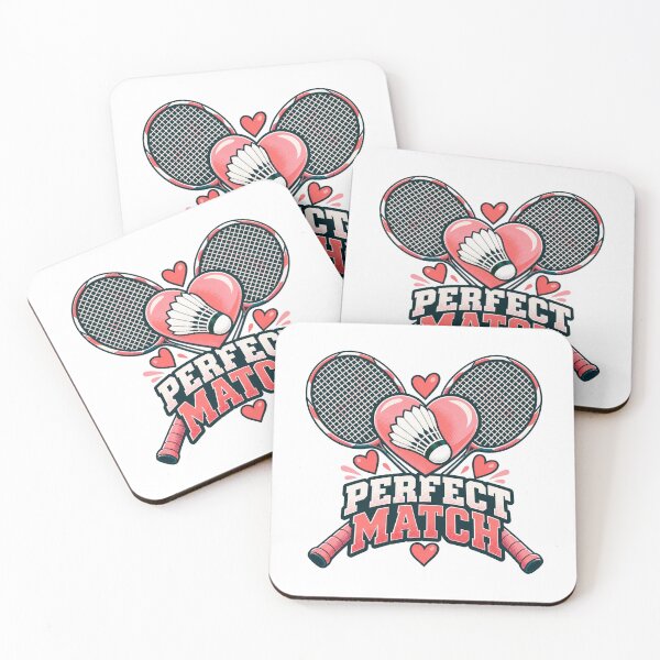 Item preview, Badminton Valentine Perfect Match designed and sold by TeNovaStudio.
