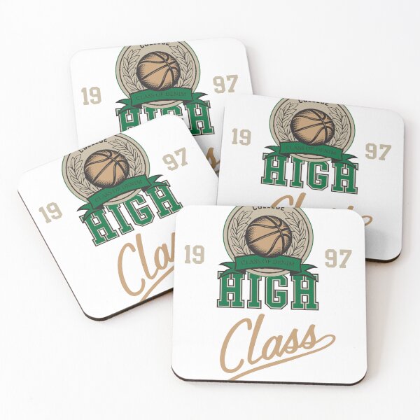 Item preview, High Class College Basketball Since 1997 Varsity Class of Denim Graphic T-Shirt designed and sold by Atique Creations.