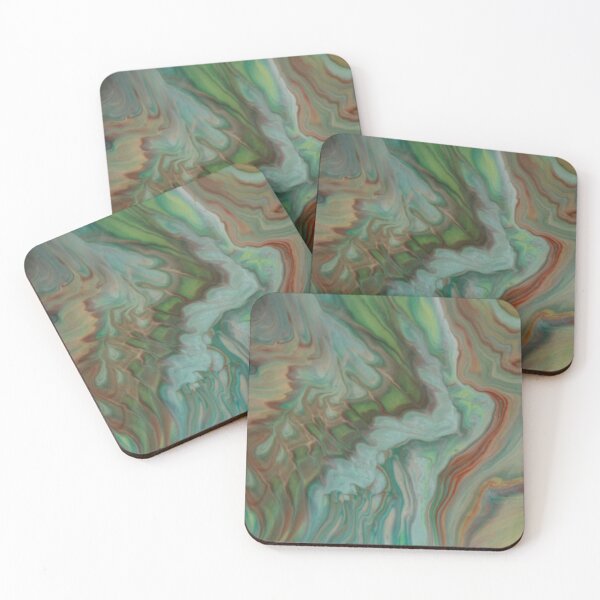 Item preview, Emerald Tidal Flow designed and sold by GalinaFluidArt.