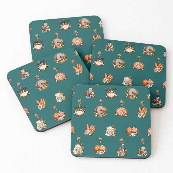 Item preview, Teal Flour Mill Pattern, Bakery Signs and Bread designed and sold by H. Doucette Studio.