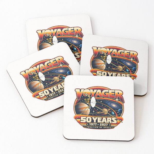 Item preview, Probe Space 50 Years 1977–2027 Retro Space Exploration designed and sold by Genius Geek.