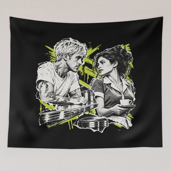 Item preview, Ryan Gosling & Eva Mendes - The Place Beyond The Pines designed and sold by hesjustken.