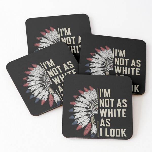 Item preview, I'M Not As White As I Look Native American Indian Day Pride designed and sold by BrownPfeffer.