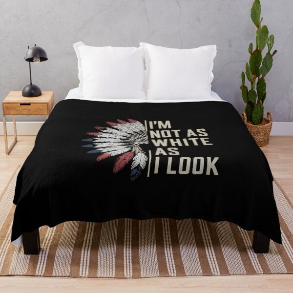 Item preview, I'M Not As White As I Look Native American Indian Day Pride designed and sold by BrownPfeffer.