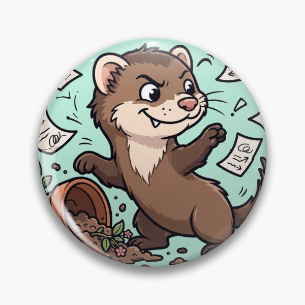 Item preview, Professional Chaos Gremlin Funny Ferret Sticker designed and sold by WhaleStore.